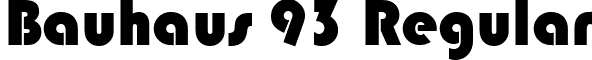 Bauhaus 93 Regular font - Bauhaus 93 Regular.ttf