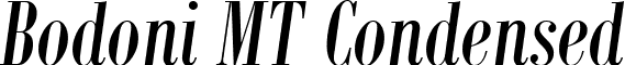 Bodoni MT Condensed font - BOD_CI.TTF