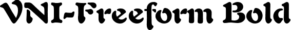 VNI-Freeform Bold font - vni.addon.VFFORMB.TTF