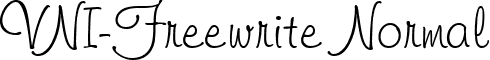 VNI-Freewrite Normal font - vni.addon.VFREEWN.TTF