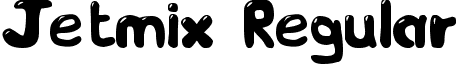 Jetmix Regular font - Jetmix_v2.ttf