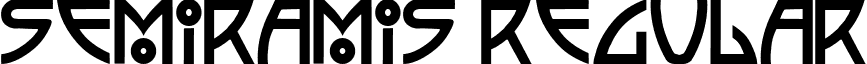 Semiramis Regular font - SE______.TTF