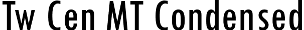 Tw Cen MT Condensed font - TCCM____.TTF