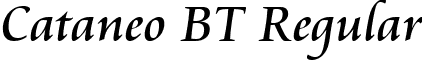 Cataneo BT Regular font - CataneoBT.ttf