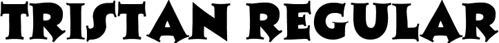 Tristan Regular font - Toon Town.ttf