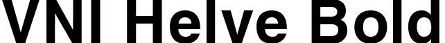 VNI Helve Bold font - Vnihb___.ttf