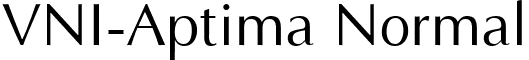 VNI-Aptima Normal font - Vaptimn.ttf