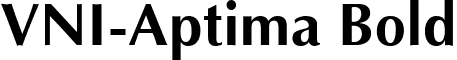 VNI-Aptima Bold font - Vaptimb.ttf