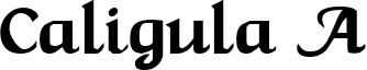 Caligula A font - Caligula A.ttf