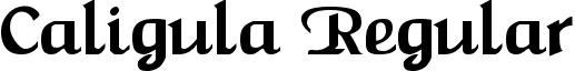 Caligula Regular font - CALIG.ttf