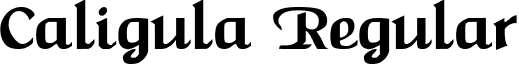 Caligula Regular font - CALIGULA.TTF