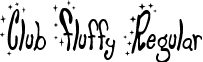 Club Fluffy Regular font - CLBFLFY.TTF
