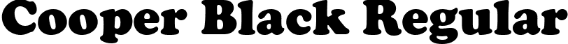 Cooper Black Regular font - COOPBL.ttf