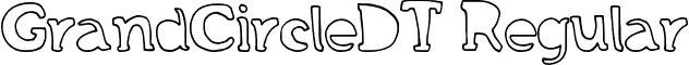 GrandCircleDT Regular font - GrandCircleDT.ttf