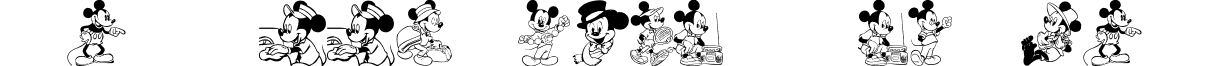 CartoonMickey Regular font - CartoonMickey.ttf