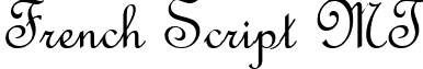 French Script MT font - FrenchScriptMT.ttf