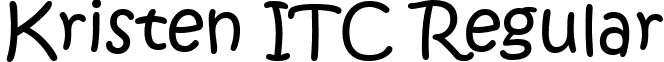 Kristen ITC Regular font - ITCKRIST.ttf