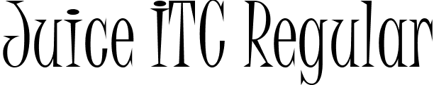 Juice ITC Regular font - JUICE.ttf