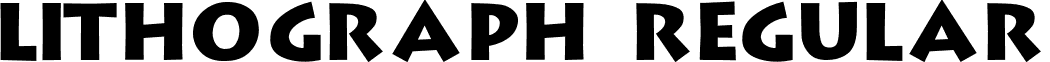 Lithograph Regular font - LITHOGRA.TTF