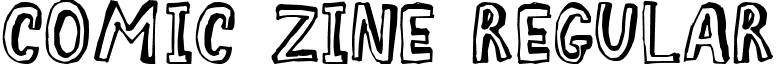 Comic Zine Regular font - COMIZ___.TTF