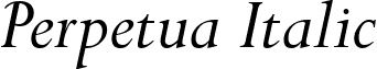 Perpetua Italic font - PERI____.TTF