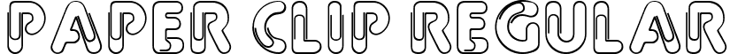 Paper Clip Regular font - paprclip.ttf