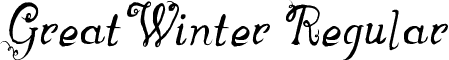 GreatWinter Regular font - GreatWinter.ttf