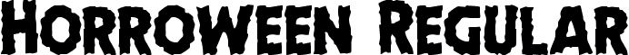 Horroween Regular font - horroween.ttf