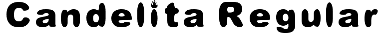 Candelita Regular font - Candelita.ttf