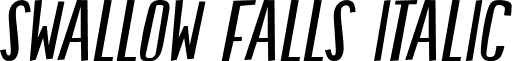 Swallow Falls Italic font - Swallow Falls Italic.ttf