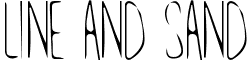 Line and Sand font - Line and Sand.ttf