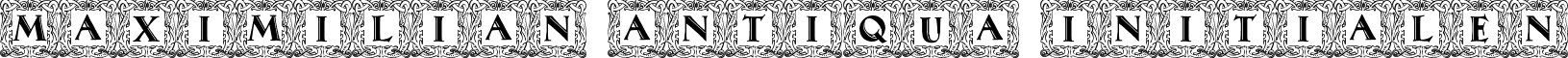 Maximilian Antiqua Initialen font - Maximilian Antiqua Initialen.ttf