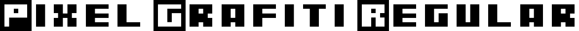 Pixel Grafiti Regular font - Pixel-Grafiti.ttf