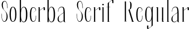 Soberba Serif Regular font - SoberbaSerif-Regular.ttf
