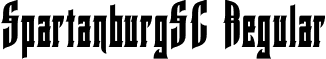 SpartanburgSC Regular font - SpartanburgSC-Regular.ttf