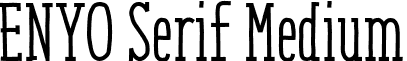 ENYO Serif Medium font - ENYO_Serif_medium.otf
