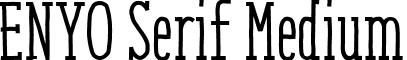 ENYO Serif Medium font - ENYO_Serif_medium.ttf