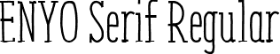 ENYO Serif Regular font - ENYO_Serif_regular.ttf