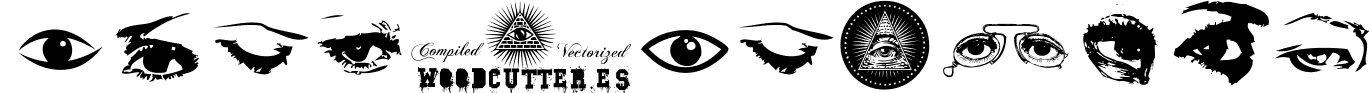 Eyes Regular font - Eyes.ttf