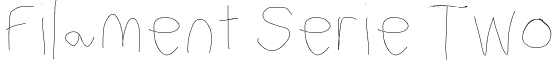 Filament Serie Two font - FilamentTwo.otf