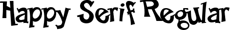 Happy Serif Regular font - Happy Serif.ttf