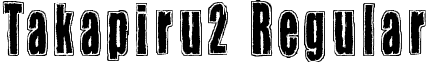 Takapiru2 Regular font - Takapiru2.ttf