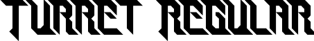 Turret Regular font - Turret.ttf