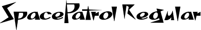 SpacePatrol Regular font - SPACP___.TTF