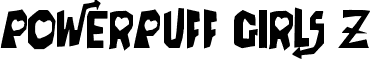 Powerpuff Girls Z font - PowerPuff Z V.4,00 (Oficial) By PKFS.ttf