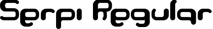 Serpi Regular font - Serpi.otf