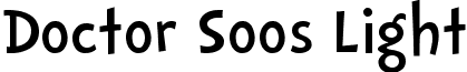 Doctor Soos Light font - Doctor Soos Light 1.0.ttf