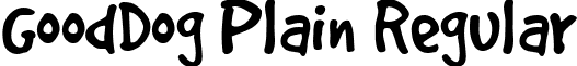GoodDog Plain Regular font - GOODDP__.TTF