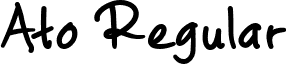 Ato Regular font - Atofont_Regular.ttf