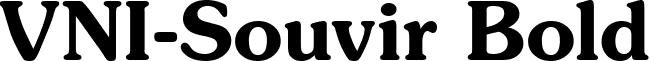 VNI-Souvir Bold font - vni.common.VSOUVB.ttf
